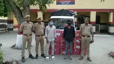 कैराना: कैराना पुलिस ने छह लाख की कीमत की अवैध शराब के साथ बिजनौर के दो तस्करों को किया गिरफ्तार