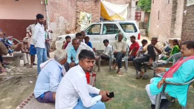 सहावर: सपा के संभावित प्रत्याशी सत्यभान सिंह शाक्य ने अमापुर में किया जनसम्पर्क शुरू