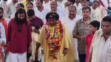 कोलारस: एनवारा से शुरू हुई दो दिवसीय गौ-रक्षा संदेश पदयात्रा का राजराजेश्वरी मंदिर पर हुआ समापन,गौ-संरक्षण को लेकर उठाई आवाज