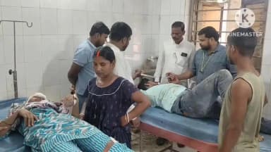 पकरीबरावां: पकरीबरावां के देवधा कॉलेज मोड़ पर सड़क दुर्घटना में दो व्यक्ति बुरी तरह ज़ख्मी
