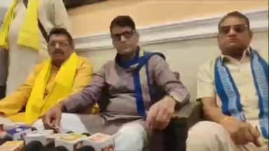 राजनगर: खजुराहो में प्रेसवार्ता के दौरान नेता दामोदर यादव का परशुराम पर विवादित बयान, वीडियो वायरल, राजनीतिक गलियारों में हलचल