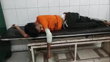 धनौरा: गजरौला हाईवे पर कांवड़ियों से भरी बाइक और टेम्पो की टक्कर, 11 घायल, चार की हालत गंभीर
