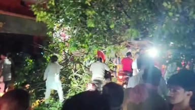बैरगनियां: बैरगनिया मेन रोड पर पेड़ गिरने से आवागमन ठप, नेपाल जाने वाला मार्ग हुआ बाधित