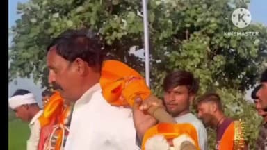 राजगढ़: राजगढ़ के हताई खेड़ा में कावड़ यात्रा में शामिल हुए पूर्व विधायक