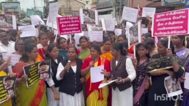 மதுரை தெற்கு: தமிழக முதலமைச்சர் மற்றும் திரிஷா குறித்து உதயநிதி ஸ்டாலின் பேசியதை கண்டித்து டி வி கே மகளிர் அணி சார்பில் கண்டன ஆர்ப்பாட்டம்