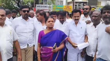 தூத்துக்குடி: உதயநிதி ஸ்டாலின் கைதை கண்டித்து அண்ணா பேருந்து நிலையம் முன்பு முன்னாள் அமைச்சர் கீதா ஜீவன் தலைமையில் சாலை மறியல் நூற்றுக்கும் மேற்பட்ட திமுகவினர் கைது