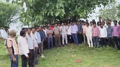 cutting masin gegsa ki hadtal chal rahi ha Chilachud se lekar bari tak Gadarpura mitig hu ha