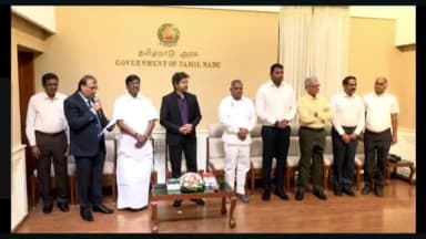 திண்டுக்கல் கிழக்கு: 74.89 கோடி மதிப்பீட்டில் திண்டுக்கல் மாநகராட்சி
புதிய பேருந்து நிலைய திட்டப் பணியை முதல்வர் காணொளி காட்சி வாயிலாக அடிக்கல் நாட்டினார்