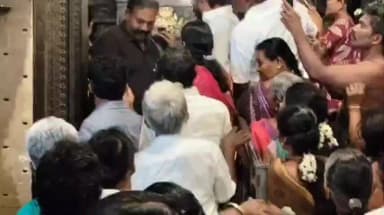 திருவண்ணாமலை: நடிகை சாய் பல்லவி அருணாச்சலேஸ்வரர் கோவிலில் சாமி தரிசனம்