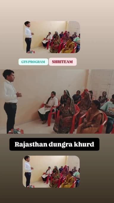 GTS PROGRAM
SHRITEAM MEMBERS
RAJASTHAN DUNGRA KHURD
JAY MI LIFESTYLE 👍🙏💯