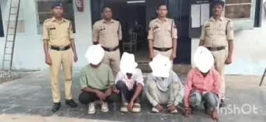 राजनांदगांव: चिखली चौकी पुलिस ने मारपीट कर आत्मघाती हमला करने वाले 4 आरोपियों को किया गिरफ्तार