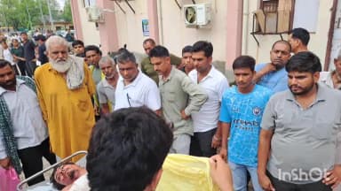 चरखी दादरी: चरखी दादरी में सिटी थाना के सामने दिनदहाड़े अंधाधुंध फायरिंग, सात लोगों को लगी गोलियां
