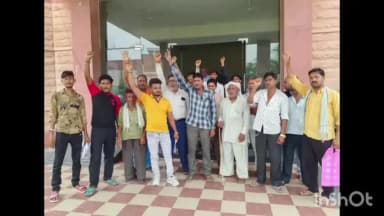 सुजानगढ़: सांसी समाज ने श्मशान में गंदगी को लेकर किया प्रदर्शन, एटीपी को सौंपा ज्ञापन