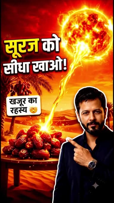मरे हुए, केमिकल नहीं - साक्षात् सूर्य को खाइये
#आध्यात्मिक #वैदिकविज्ञान #आयुर्वेद