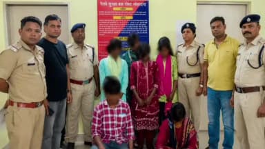 लोहरदगा: लोहरदगा रेलवे स्टेशन पर मानव तस्करी की साजिश नाकाम, 'ऑपरेशन आहट' में 2 तस्कर गिरफ्तार, 4 नाबालिग बालिकाएं मुक्त