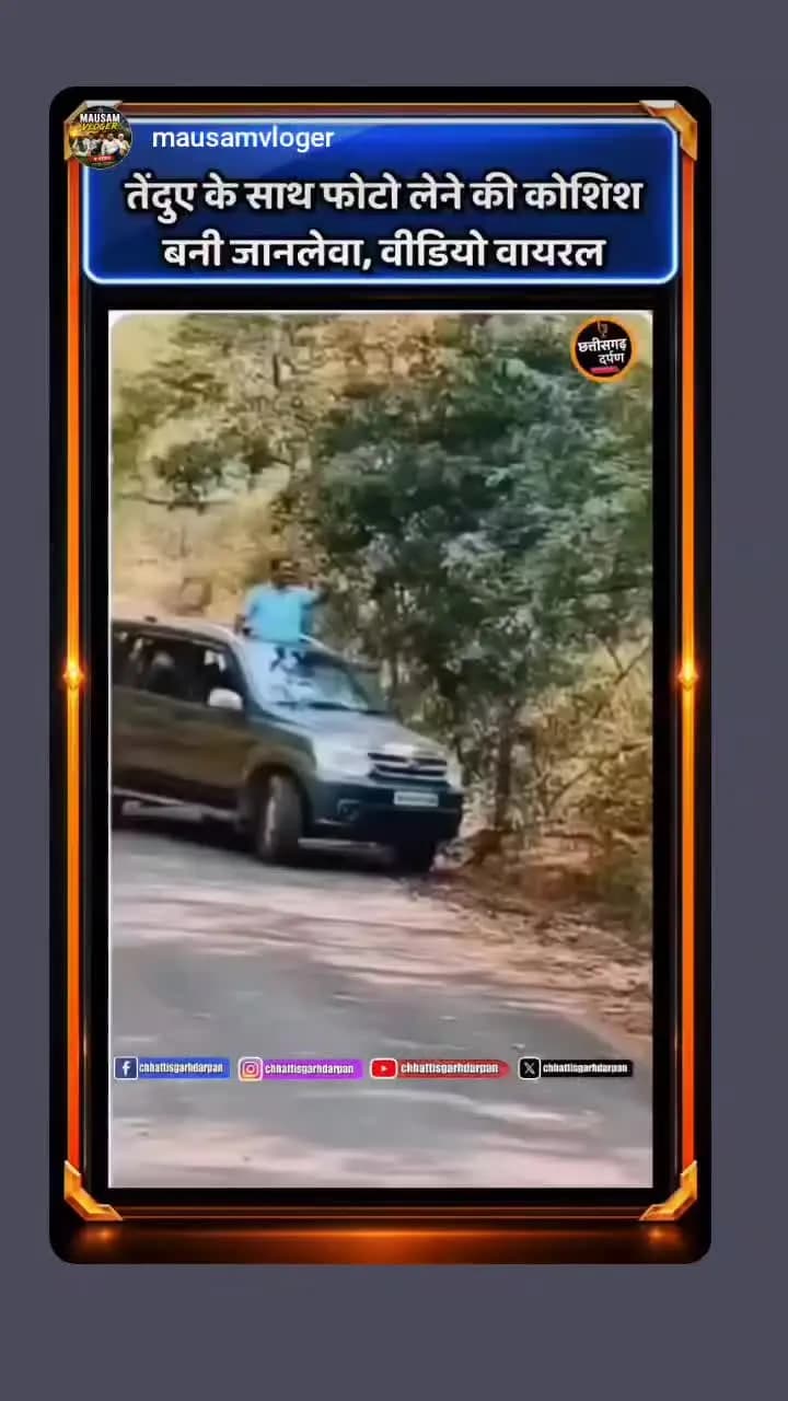 जंगल में वीडियो बनाना पड़ा भारी