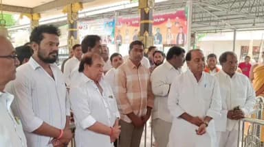 నిర్మల్: ఈనెల 2న జిల్లా కేంద్రంలోని మల్లన్న గుట్ట హరిహర క్షేత్రంలో చోరీ, ఆలయాన్ని పరిశీలించిన మాజీ మంత్రి కాంగ్రెస్ నేత ఇంద్రకరణ్