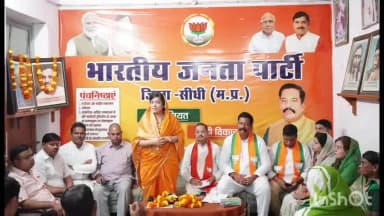 गोपद बनास: भाजपा कार्यालय में संगठन के पदाधिकारियों के साथ बैठक का आयोजन, काफी संख्या में लोग रहे मौजूद