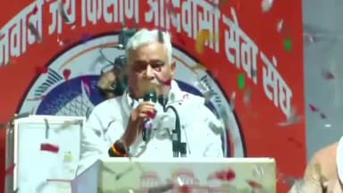 नांगल राजावतान: विश्व आदिवासी दिवस समारोह में कृषि मंत्री डॉ. किरोड़ीलाल ने कहा- 'जब तक तन में जान, आरक्षण का कोई बाल बांका नहीं कर सकता'