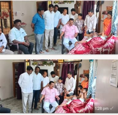 వనపర్తి: సర్జరీ తర్వాత కల్వరాల సర్దార్ మియా గారిని మాజీ మంత్రి నిరంజన్ రెడ్డి పరామర్శ