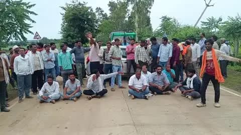 shrinagar road band kisano ke baandh