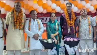 चाचौड़ा: बीनागंज में सकल व्यापारी संघ का शपथ ग्रहण समारोह आयोजित, विधायक, व्यापारी व जन प्रतिनिधि हुए शामिल