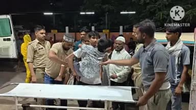 फिरोज़ाबाद: कोहिनूर रोड पर तेज रफ्तार बाइक बच्चे से टकराने के बाद पलटी, हादसे में बाइक सवार और बच्चा घायल