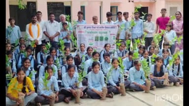 हिण्डोली: नारायणपुर: हरियाली अमावस्या पर 'पर्यावरण महायज्ञ', स्कूल में पौधारोपण और 101 अमरूद के पौधे किए गए वितरित