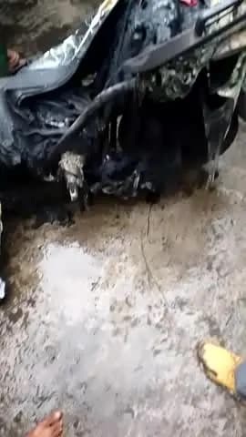 आज तीतर खेड़ी गांव में स्कूटी आग जलने से दुर्घटना तोला
