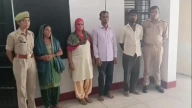 हसनपुर: आदमपुर पुलिस ने मारपीट कर शांति भंग करने के आरोप में महिला समेत चार लोगों को किया गिरफ्तार