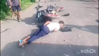 ठाकुरगंगटी: बेलवा के समीप टोटो और बाइक की टक्कर में दो व्यक्ति गंभीर रूप से घायल