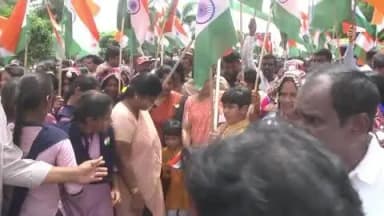 మహబూబ్ నగర్ అర్బన్: మహబూబ్నగర్ జిల్లా కేంద్రంలో ఘనంగా తిరంగ ర్యాలీ పాల్గొన్న ఎంపీ డీకే అరుణ
