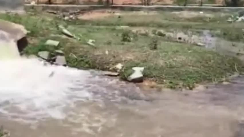 ಹಗರಿಬೊಮ್ಮನಹಳ್ಳಿ: ಅಂಕ ಸಮುದ್ರ ಪಕ್ಷಿಧಾಮದ ಕೆರೆಗೆ ತುಂಗಭದ್ರಾ ಜಲಾಶಯದಿಂದ ನೀರು ಹರಿಸಲಾಗಿದೆ