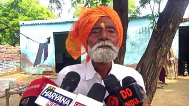 पलवल: राष्ट्रपति से सम्मानित हुए बीन वादक हवासिंह नाथ: 'यह सम्मान गौरव का क्षण'