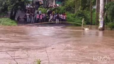 पुष्पराजगढ़: भारी बारिश से गिजरी नाले में उफान, शहडोल-अमरकंटक मार्ग हुआ ठप