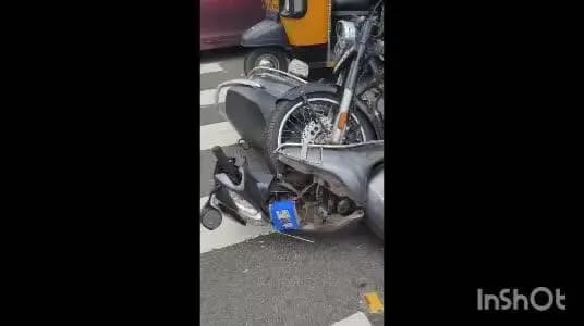കൊട്ടാരക്കര: ഇഞ്ചക്കാട് ഇരുചക്ര വാഹനങ്ങൾ കൂട്ടിയിടിച്ച് രണ്ടുപേർക്ക് പരിക്ക്
