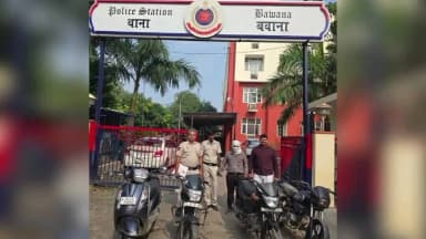 बवाना पुलिस ने वाहन चोरी के मामलों का खुलासा कर एक आरोपी को गिरफ्तार किया, 4 चोरी के वाहन बरामद