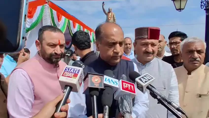 चिड़गांव: नेता प्रतिपक्ष जयराम ठाकुर ने अटल जी को जननायक बताते हुए 'अटल टनल' और PMGSY को उनकी दूरदर्शिता का परिणाम बताया