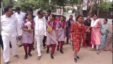 రేగొండ: రేగొండలోని లింగాల ఎంజేజీపీ లో సెంట్రల్ లైటింగ్, ఇన్వర్టర్ ను ప్రారంభించిన ఎమ్మెల్యే గండ్ర సత్యనారాయణ రావు