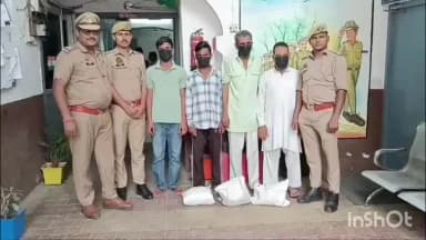 देवबंद: पुलिस ने स्कूल, ट्यूबवेल और निर्माणाधीन मकान से तार चोरी करने वाले चार आरोपियों को किया गिरफ्तार
