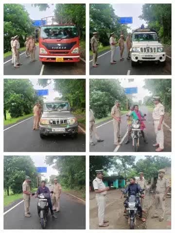 ନୂଆପଡା: ବେଲଟୁକୁରୀ ଠାରେ ପରିବହନ ବିଭାଗ ଓ ପୋଲିସ ପକ୍ଷରୁ ଯାନବାହାନ ଯାଞ୍ଚ ନେଇ ଏସପିଙ୍କ ସୂଚନା