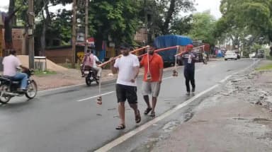 कोडरमा: गुजरात से काशी-देवघर तक 1800 किमी कांवड़ पदयात्रा, महादेव भक्त श्रद्धालु कोडरमा पहुंचे