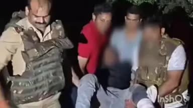 बिंदकी: बकेवर थाना पुलिस की देवमई नहर पुलिया के पास बदमाशों से हुई मुठभेड़, एक घायल, दो बदमाश गिरफ्तार