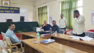 ದಾಂಡೇಲಿ: ತಾಲ್ಲೂಕು ಆಡಳಿತ ಸೌಧಕ್ಕೆ ಲೋಕಾಯುಕ್ತ ಅಧಿಕಾರಿಗಳ ದಿಢೀರ್ ಭೇಟಿ