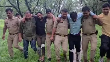 सहारनपुर: कोतवाली देहात पुलिस की मुठभेड़ में दो गौकश घायल, तीसरा गिरफ्तार, चार फरार, दो जिंदा गोवंश और अवैध असलाह बरामद