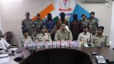 कोडरमा: झरनाकुंड रोड पर बैंक लूट से पहले पुलिस की मुठभेड़, अपराधी घायल; 3 पिस्टल, 12 कारतूस के साथ 4 गिरफ्तार