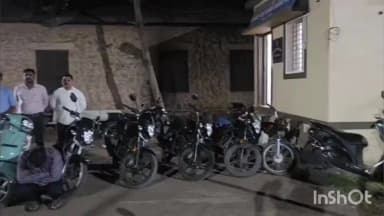 मालेगाव: मालेगाव तालुका पोलिसांनी चोरट्यांकडून केल्या अकरा मोटरसायकल हस्तगत