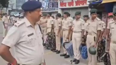 पटना ग्रामीण: तेजस्वी यादव के राजभवन मार्च को लेकर पटना में भारी पुलिस बल तैनात