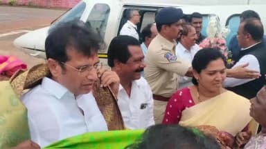 పెద్దపల్లి: పట్టణంలో మంత్రులకు ఘన స్వాగతం పలికిన: ఎమ్మెల్యే చింతకుంట విజయ రమణారావు