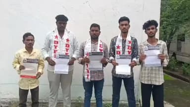 అసిఫాబాద్: డివైఎఫ్ఐ నాలుగవ మహాసభ కరపత్రాలు విడుదల
